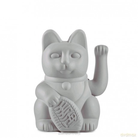 Kot szczęścia szary 15cm [FIGURKA]