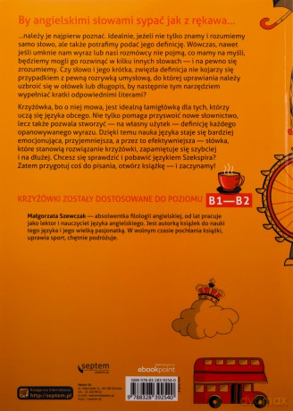Krzyżówki angielskie poziom B1- B2 - Małgorzata Szewczak [KSIĄŻKA]