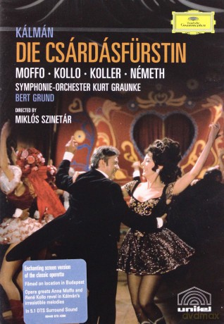 Anna Moffo / Rene Kollo: Kalman:Die Csardasfurstin [DVD]