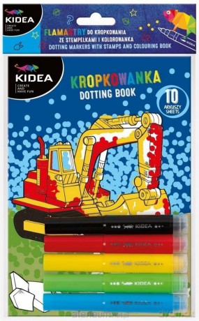 Malowanie kropkami Pojazdy [KSIĄŻKA]