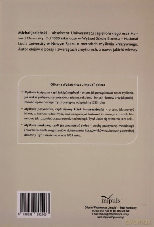 Myślenie kreatywne, czyli coś z niczego - Michał Jasieński [KSIĄŻKA]