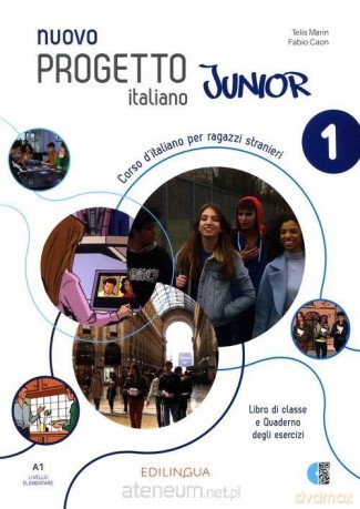 Nuovo Progetto italiano Junior 1 - Marin Telis, Caon Fabio [KSIĄŻKA]