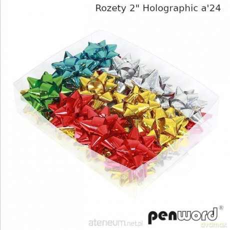 Rozety holographic (24szt)