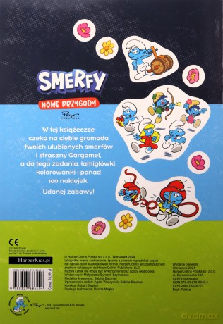Smerfy. 100 naklejek. Nowe przygody [KSIĄŻKA]