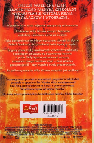 Wonka, Pounder Sibeal, Roald Dahl [KSIĄŻKA]