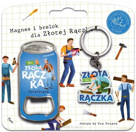Zestaw brelok + otwieracz Złota Rączka
