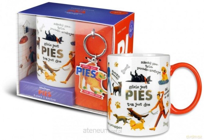 Zestaw kubek + brelok Pies