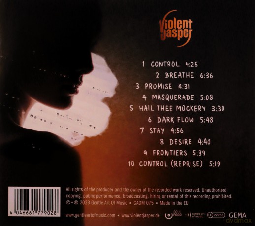 Violent Jasper: Control (digipack) [CD]