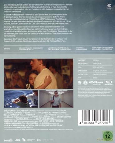 Aftersun [Blu-Ray] film