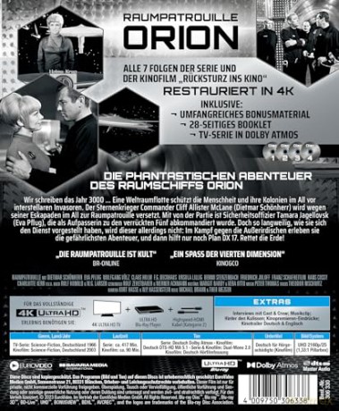 Raumpatrouille Orion (Limited) (Mediabook) [4xBlu-Ray 4K]
