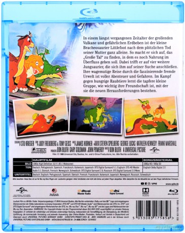 The Land Before Time (Pradawny ląd) [Blu-Ray]