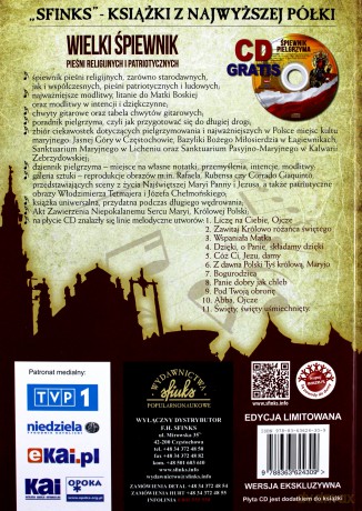 wielki spiewnik piesni religijnych i patriotycznych [KSIĄŻKA]