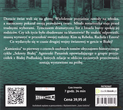 Kamienica. Sekrety Białej (Tom 1) - Agnieszka Panasiuk [AUDIOBOOK]