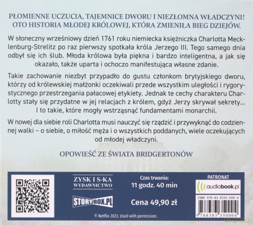 Królowa Charlotta. Opowieść ze świata Bridgertonów - Julia Quinn, Shonda Rhimes [AUDIOBOOK]