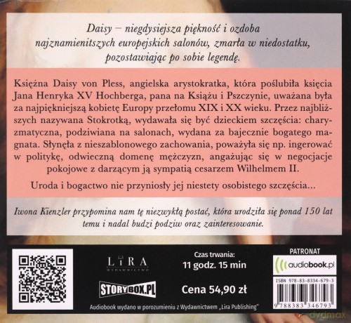 Księżna Daisy. Pani na zamkach w Książu i Pszczynie - Iwona Kienzler [AUDIOBOOK]