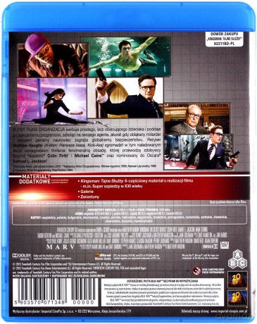 Kingsman: Tajne Służby [Blu-Ray]
