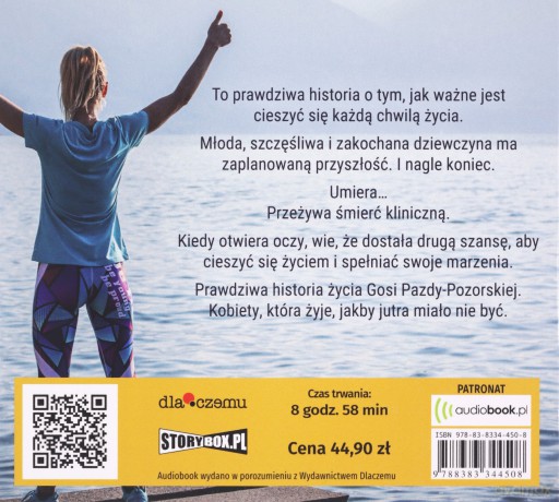 Żyć jakby nie było jutra - Małgorzata Pazda-Pozorska, Jarosław Cieśla [AUDIOBOOK]