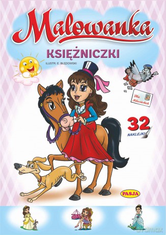 Księżniczki. Malowanka - Włodzimierz Kruszewski, Ernest Błędowski [KSIĄŻKA]