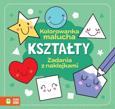Kształty. Kolorowanka malucha [KSIĄŻKA]
