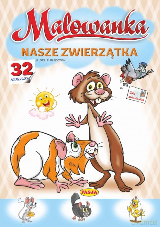 Nasze zwierzątka. Malowanka - Włodzimierz Kruszewski, Ernest Błędowski [KSIĄŻKA]