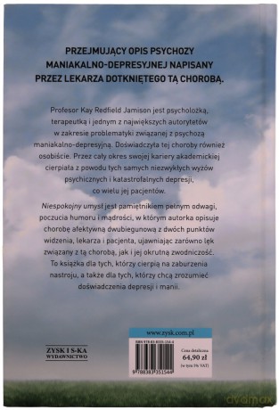 Niespokojny umysł - Kay Redfield Jamison [KSIĄŻKA]
