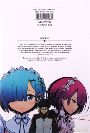 Re: Zero Życie w innym świecie od zera. Księga 2. Tydzień w rezydencji (Tom 3) - Makoto Fugetsu [KOMIKS]