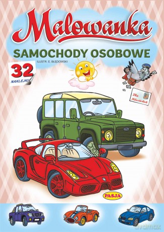 Samochody osobowe. Malowanka - Włodzimierz Kruszewski, Ernest Błędowski [KSIĄŻKA]