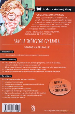 Szatan z siódmej klasy. Lektura z opracowaniem - Kornel Makuszyński [KSIĄŻKA]