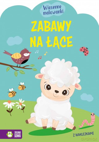 Zabawy na łące. Wiosenne malowanki [KSIĄŻKA]