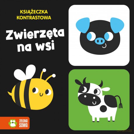 Zwierzęta na wsi. Książeczka kontrastowa [KSIĄŻKA]