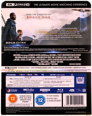 The Creator (Twórca) (steelbook) [Blu-Ray 4K]+[Blu-Ray]