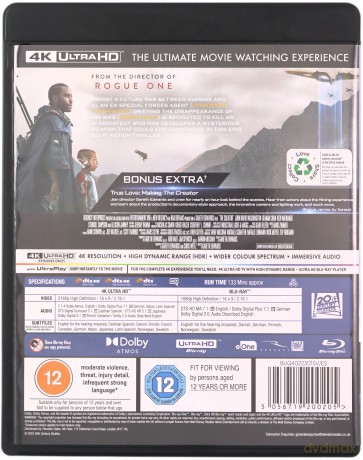 The Creator (Twórca) [Blu-Ray 4K]+[Blu-Ray]