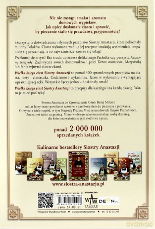 Wielka księga ciast Siostry Anastazji - Anastazja Pustelnik [KSIĄŻKA]