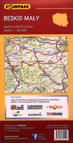 Beskid Mały 1:40'000
