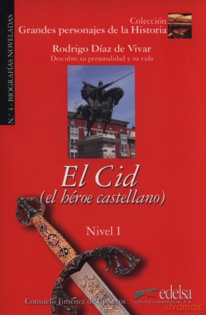 Cid El heroe castellano Nivel 1 - de Cisneros Consuelo Jimenez [KSIĄŻKA]
