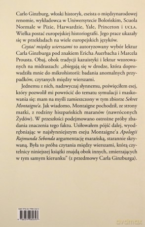 Czytać między wierszami - Carlo Ginzburg [KSIĄŻKA]