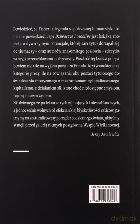 Dziwaczne i osobliwe - Mark Fisher [KSIĄŻKA]