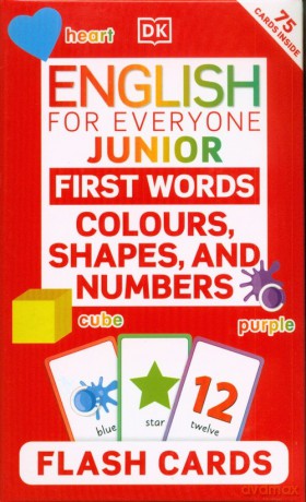 English for Everyone Junior First Words Colours, Shapes and Numbers [KSIĄŻKA]