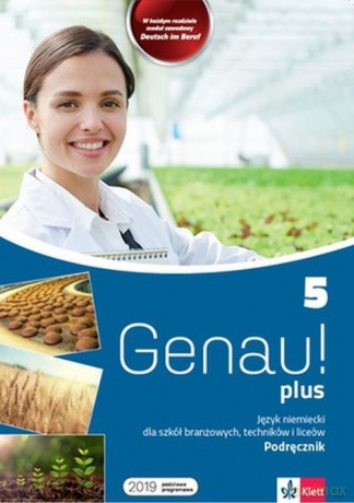 Genau! plus 5 Język niemiecki Podręcznik [KSIĄŻKA]