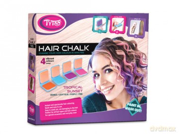 Hair chalk Kreda do włosów Zestaw tropikalny