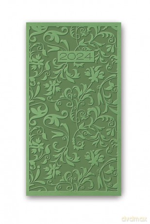 Kalendarz 2024 11TR Relief A6 Vivella jasnozielony [KALENDARZ]