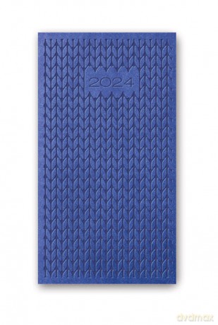 Kalendarz 2024 11TR Relief A6 Vivella niebieski [KALENDARZ]