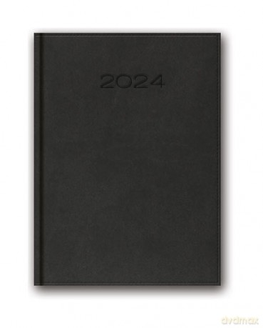 Kalendarz 2024 21DR A5 grafitowy [KALENDARZ]