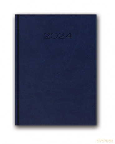 Kalendarz 2024 21DR A5 niebieski [KALENDARZ]