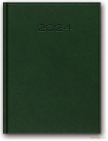 Kalendarz 2024 21DR A5 zielony [KALENDARZ]