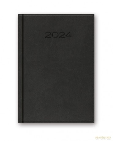 Kalendarz 2024 41D B6 grafitowy [KALENDARZ]