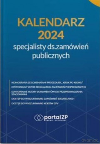 Kalendarz specjalisty ds. zamówień publicznych 2024 - Katarzyna Bełdowska [Książka]