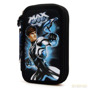 Piórnik podwójny z wyposażeniem Max Steel SZ-36426 [PIÓRNIK]