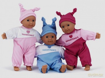 Lalka bobas Baby sweetheart 21 cm niebieski