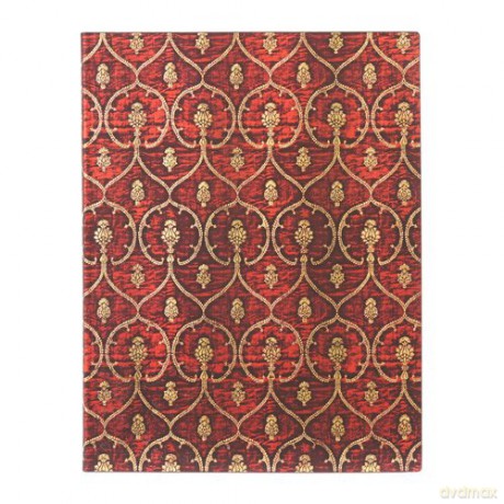 Notatnik w linie Paperblanks Red Velvet Ultra Flexi